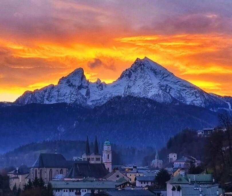 Neues Ruhiges Apartment, Bergblick, Stellplatz Bischofswiesen Exteriér fotografie